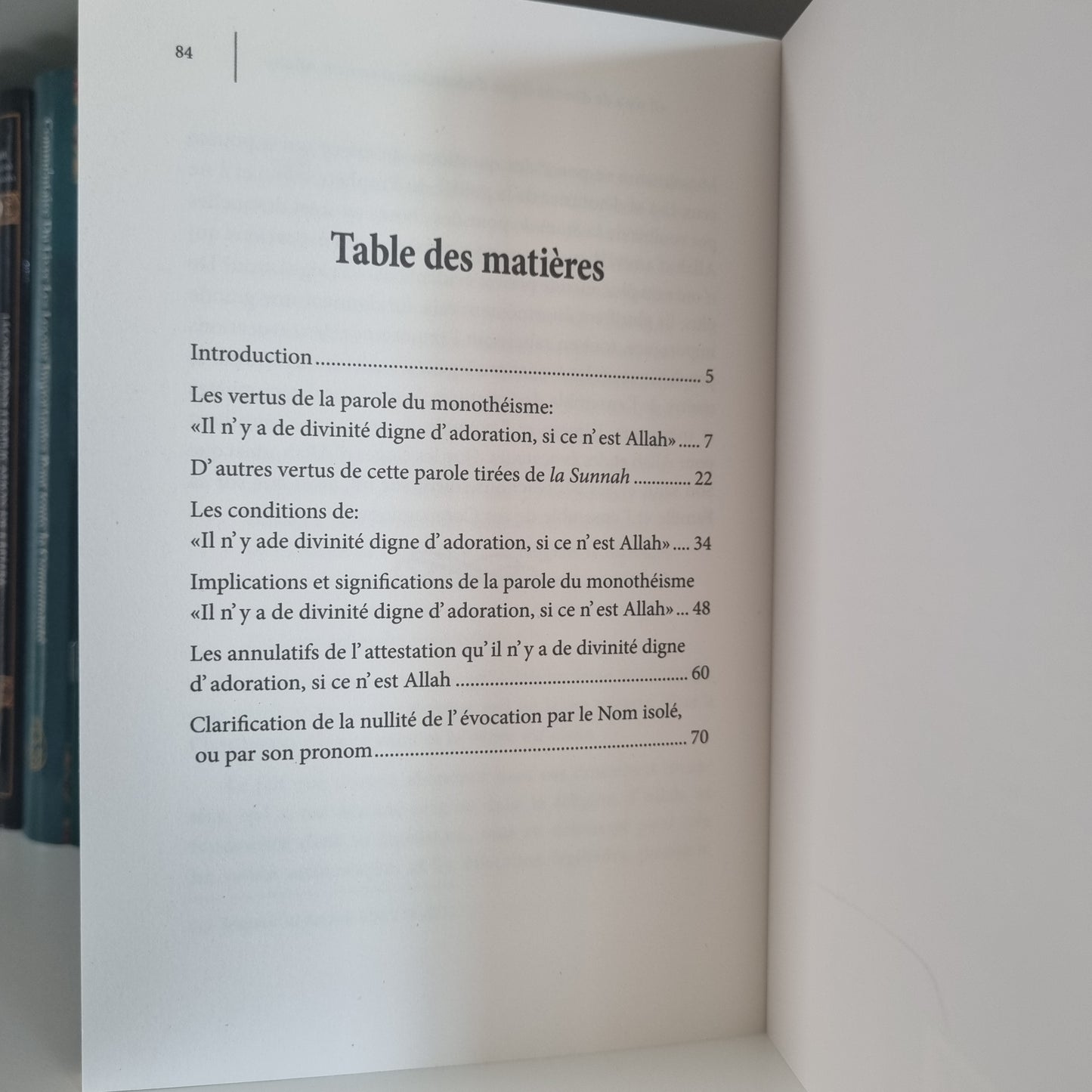 La parole du Monothéisme LÂ ILLAHA ILLA LLAH